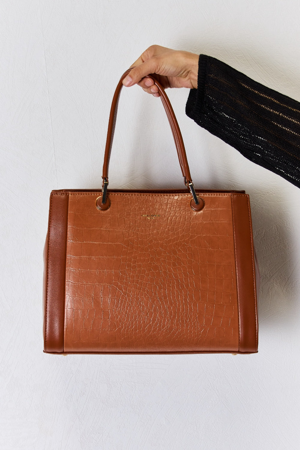 David Jones Textured Classic Carryall