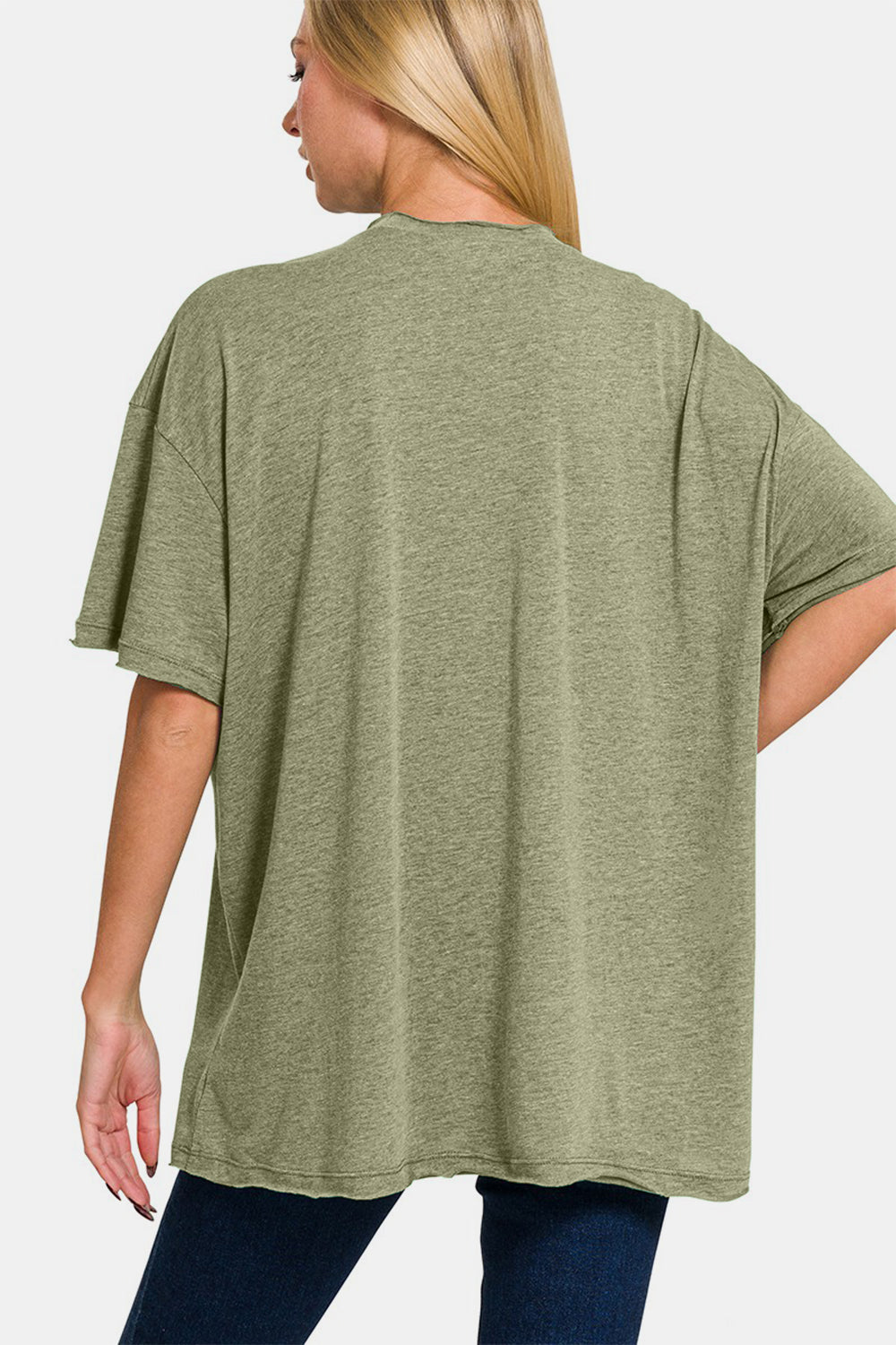 Zenana Drop Shoulder Oversized T-Shirt