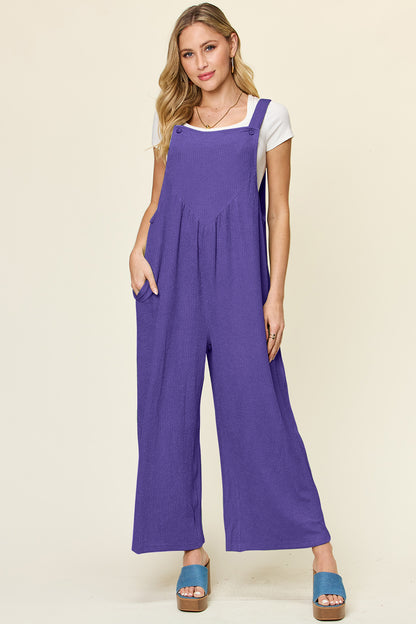 Double Take Textured Overall