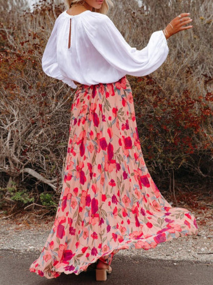 Breezy Blossom Maxi Skirt