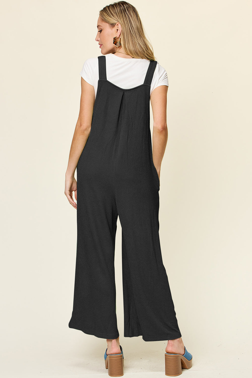 Double Take Textured Overall