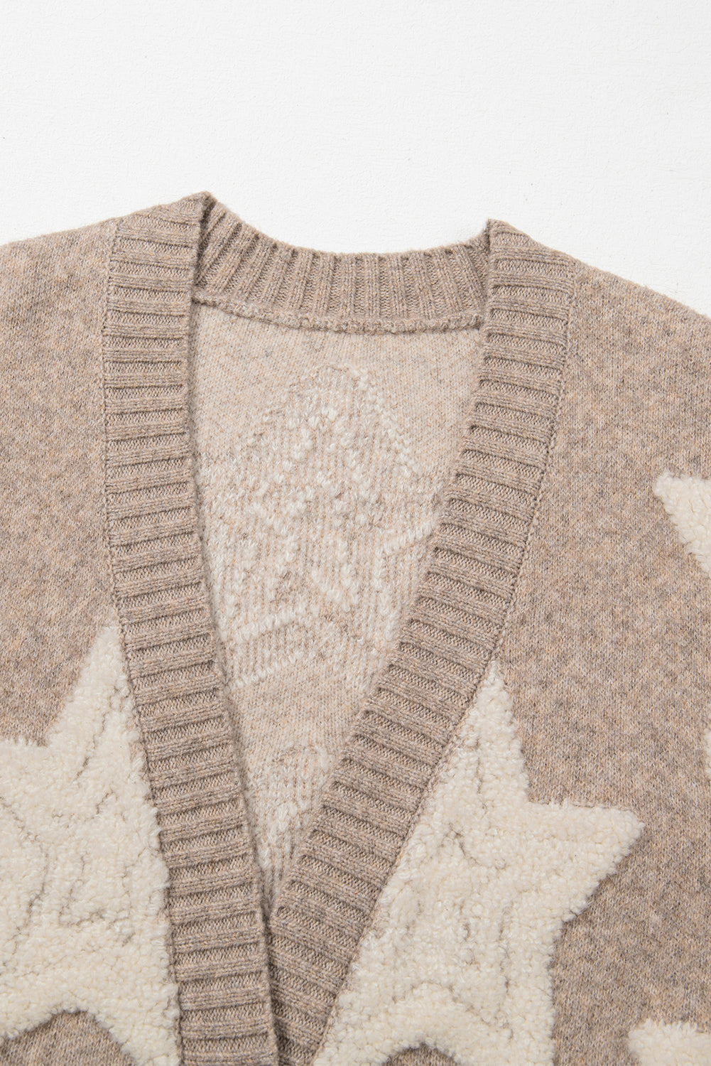 Sherpa Star V-Neck Cardigan