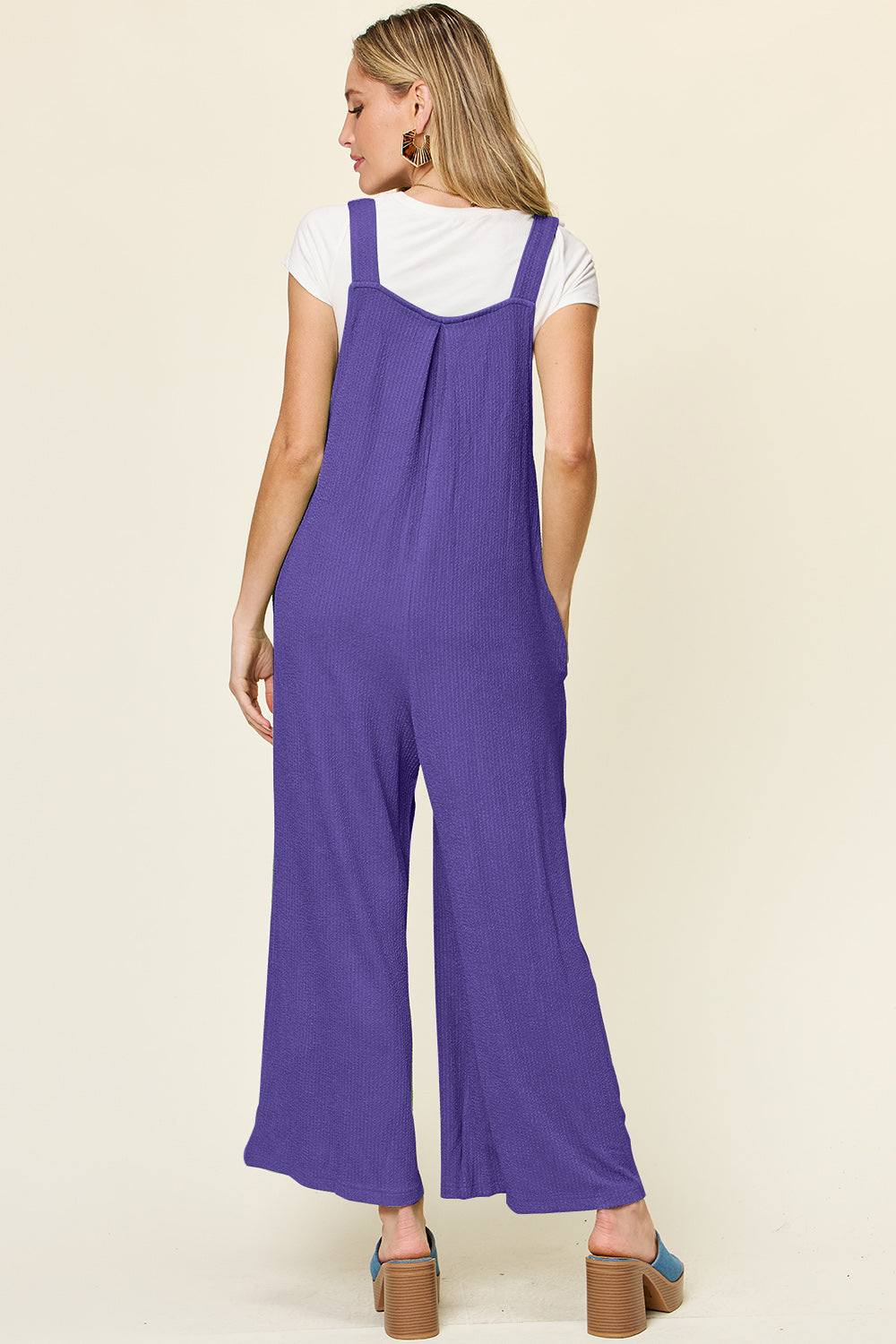 Double Take Textured Overall