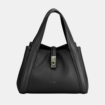 David Jones Elegant Noir: The Classic Leather Tote