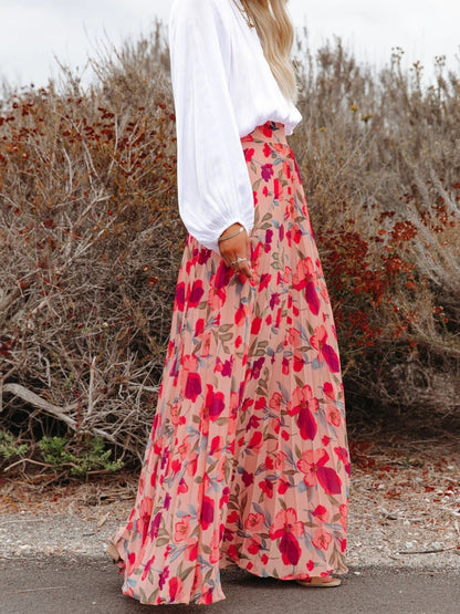 Breezy Blossom Maxi Skirt