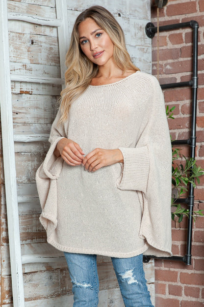 Batwing Sleeve Sweater