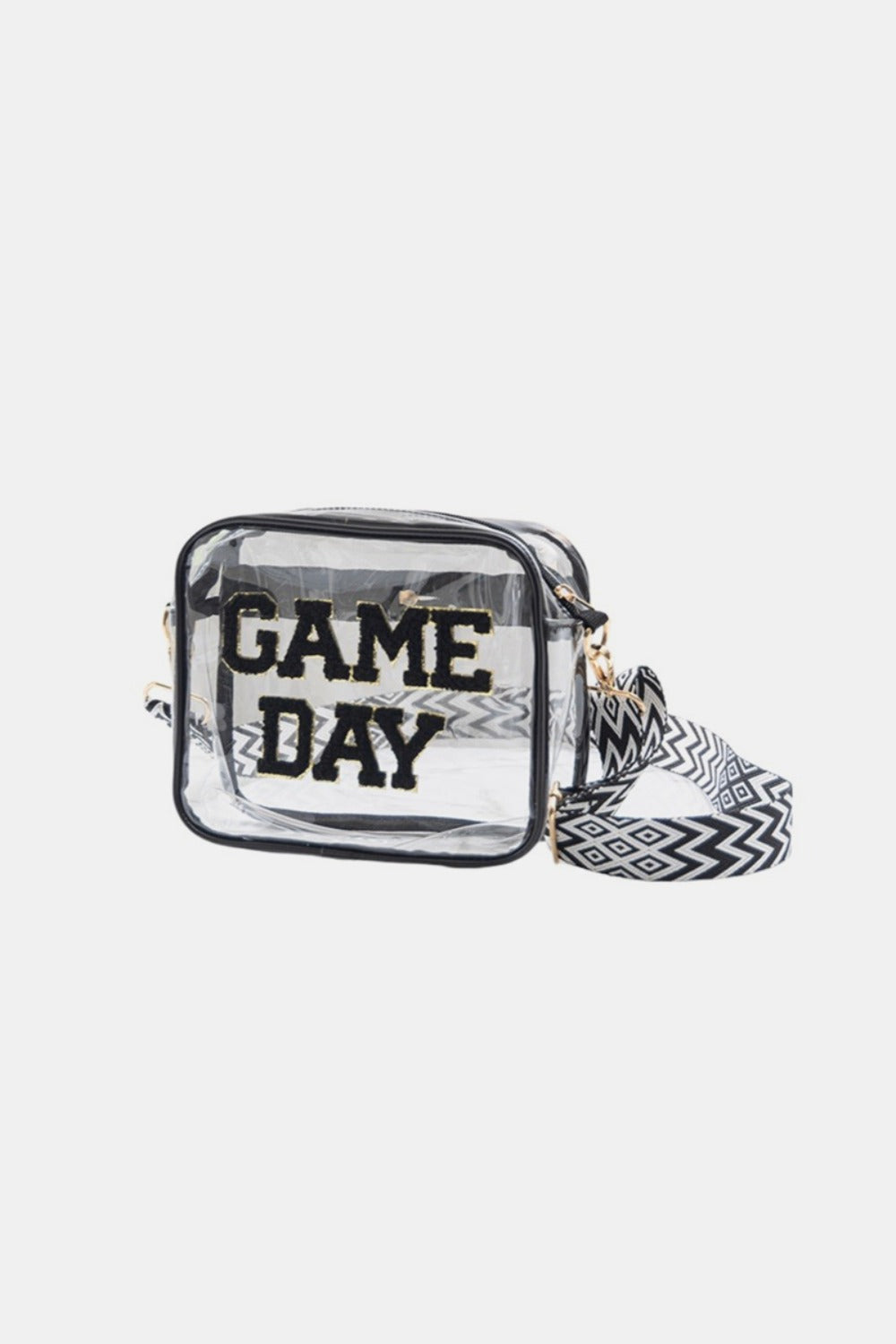 Zenana Game Day Stadium Approved Transparent Crossbody Bag